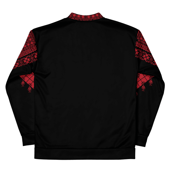 Red Tatreez Unisex Bomber Jacket product image (2)