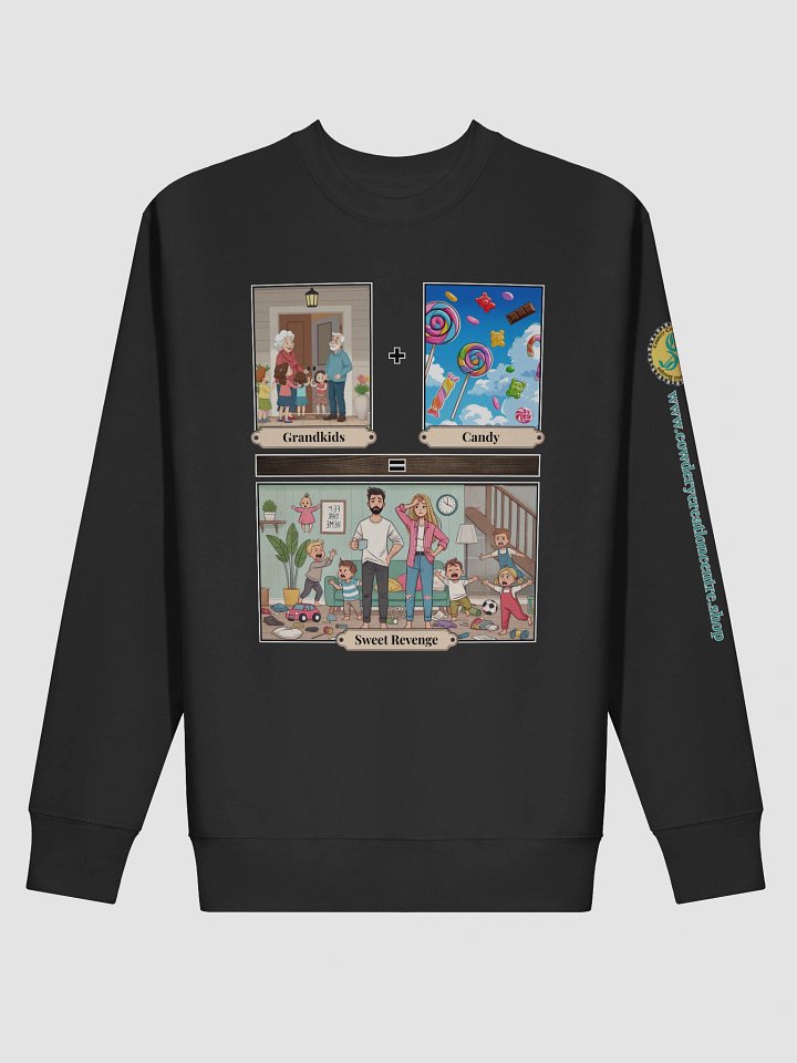 Grandkids + Candy = Sweet Revenge (Both) Cotton Heritage Premium Sweatshirt product image (2)