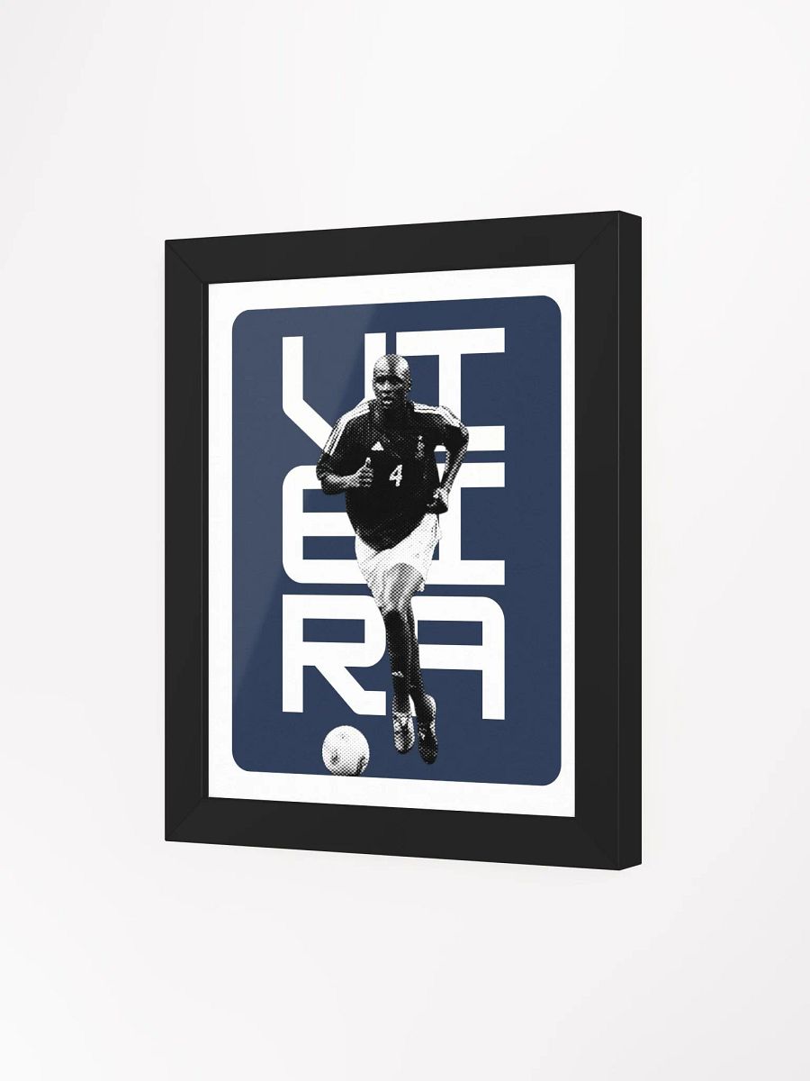 Patrick Vieira BW France Name Art Framed Print product image (3)