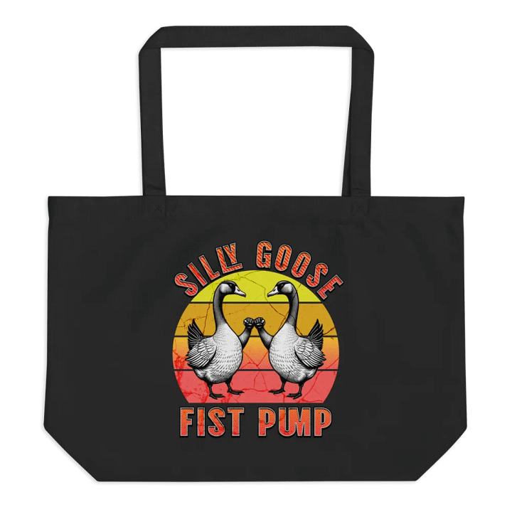 Silly Goose Fist Pump Eco Tote product image (1)