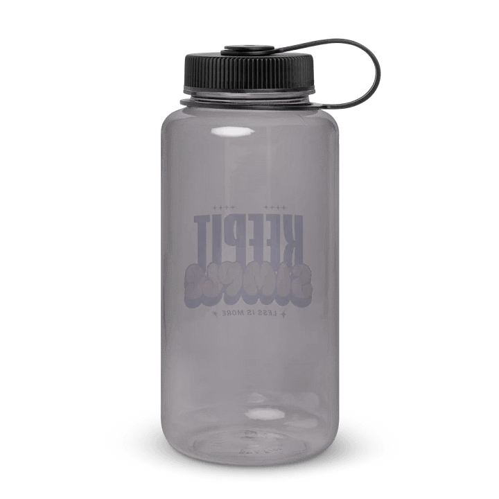 Wide Mouth Plastic Water Bottle product image (2)