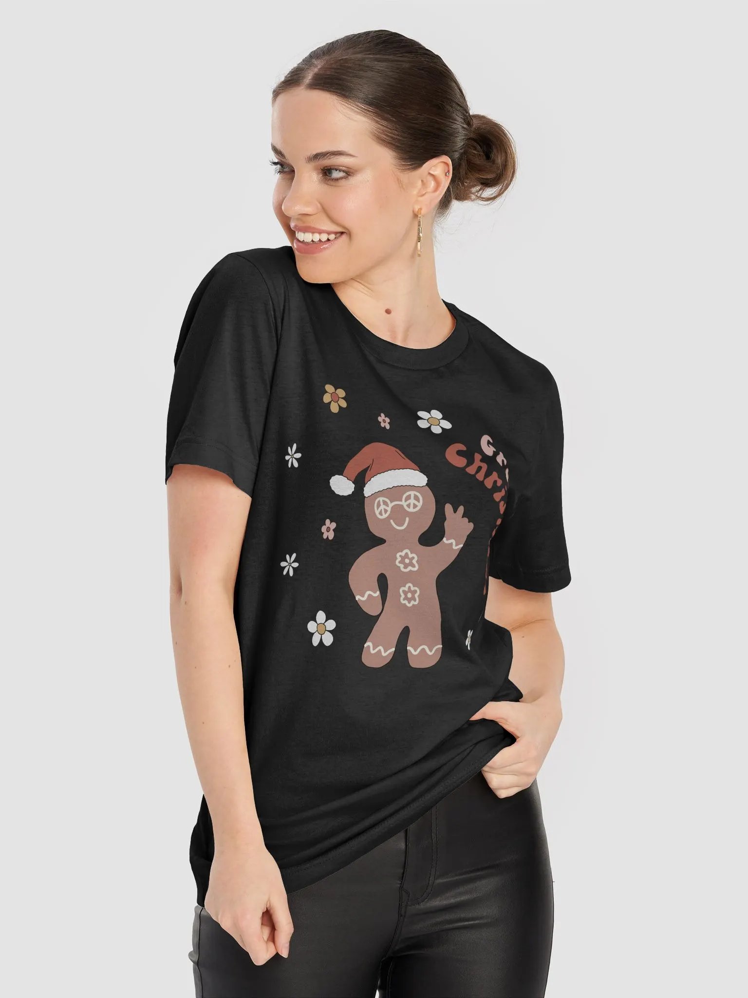 Groovy Christmas Gingerbread T-Shirt product image (4)