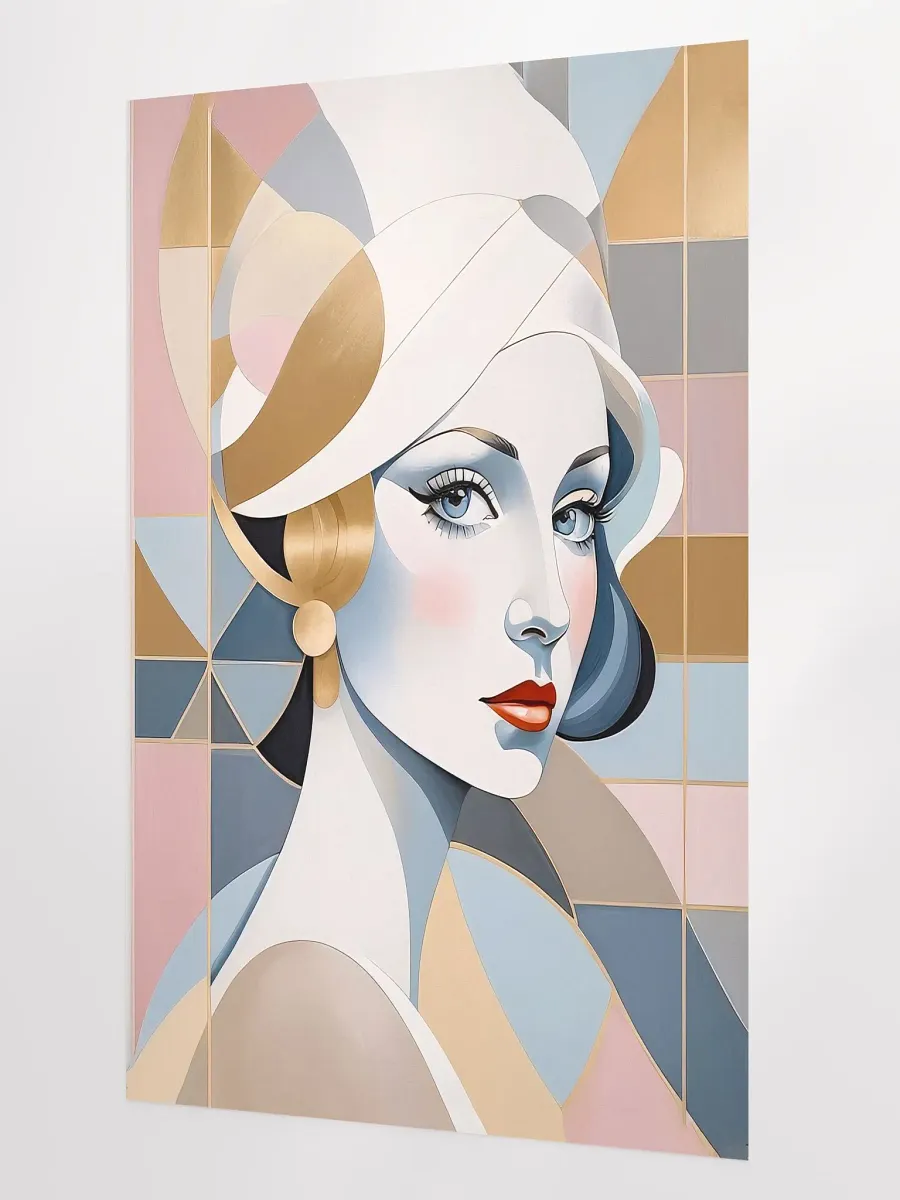 Lady Pastel Poster - Large 24x36 Inches product image (2)