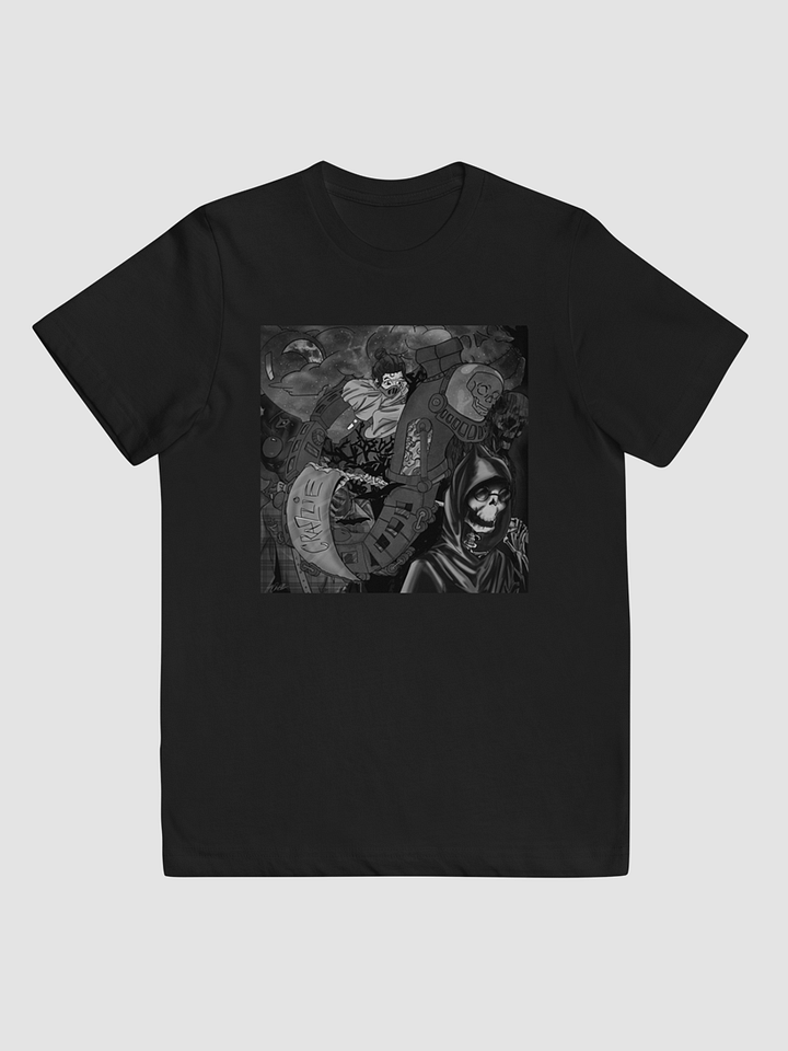 Crazzie Train Youth Jersey T-Shirt (B&W MAIN) product image (1)