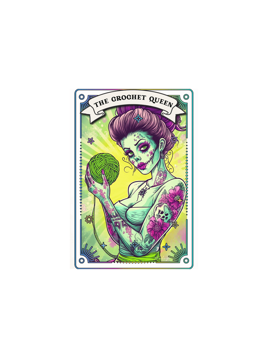 Zombabes: The Crochet Queen Matte Art Print product image (2)