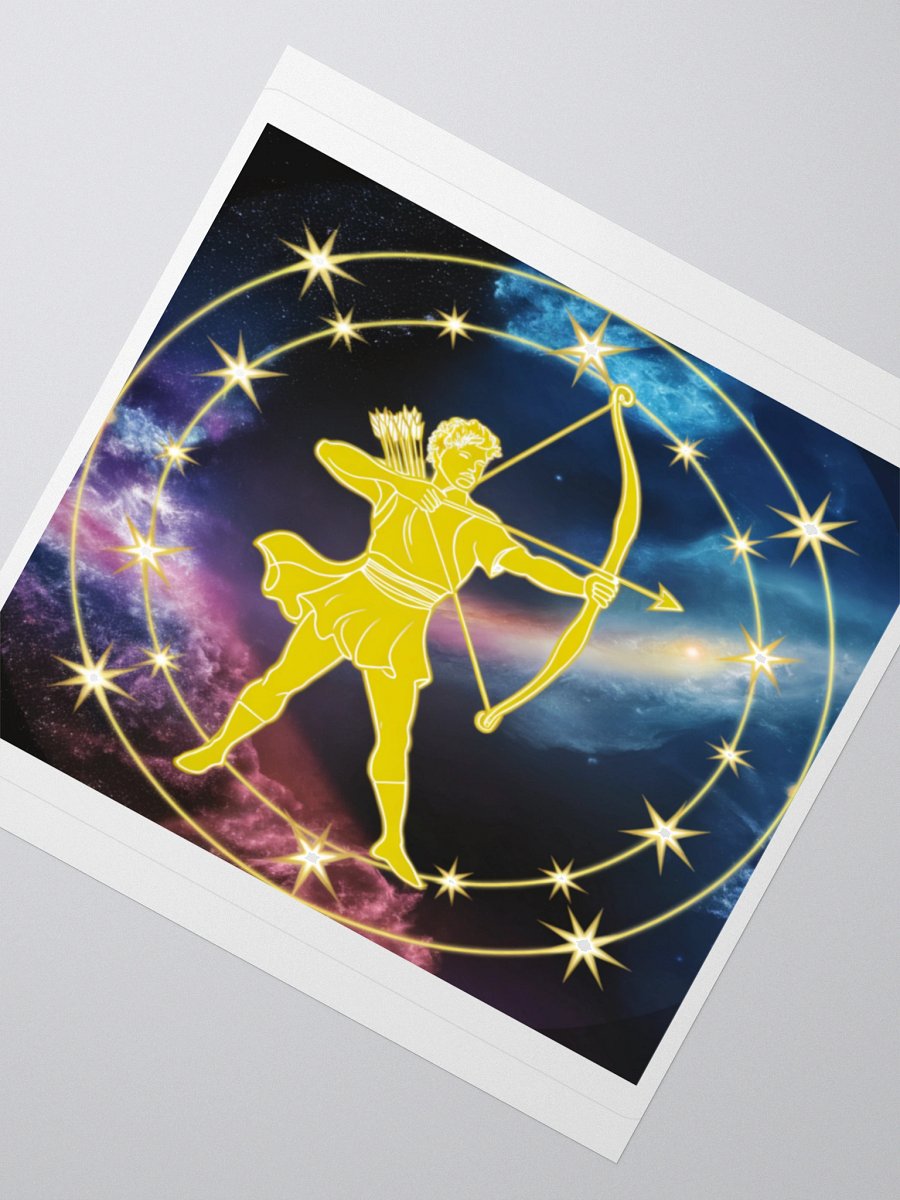 Exclusive Sagittarius Zodiac Sticker: Centaur Archer in Cosmic Twilight - Perfect for Astrology Fans and Unique Gifts! product image (6)