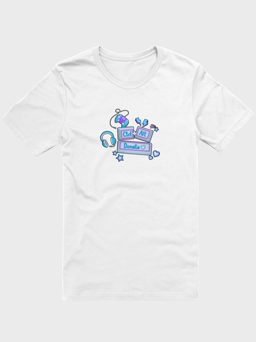 CTRL ALT Donate 2025 - Team Tee (Blue Logo) product image (2)