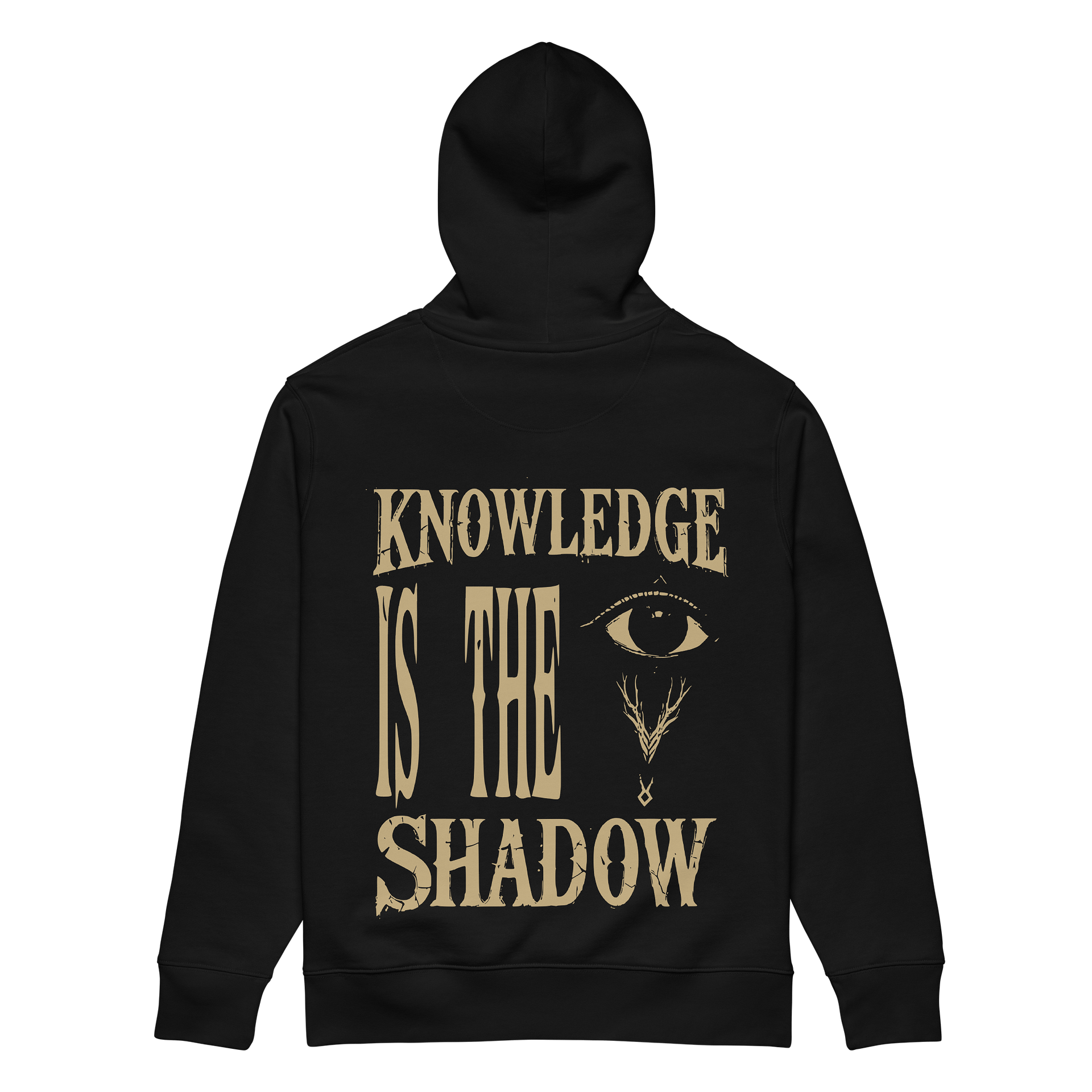 "Knowledge Is The Shadow" Hoodie: Seek Truth. Own Your Enigma. 🖤🧠 product image (4)