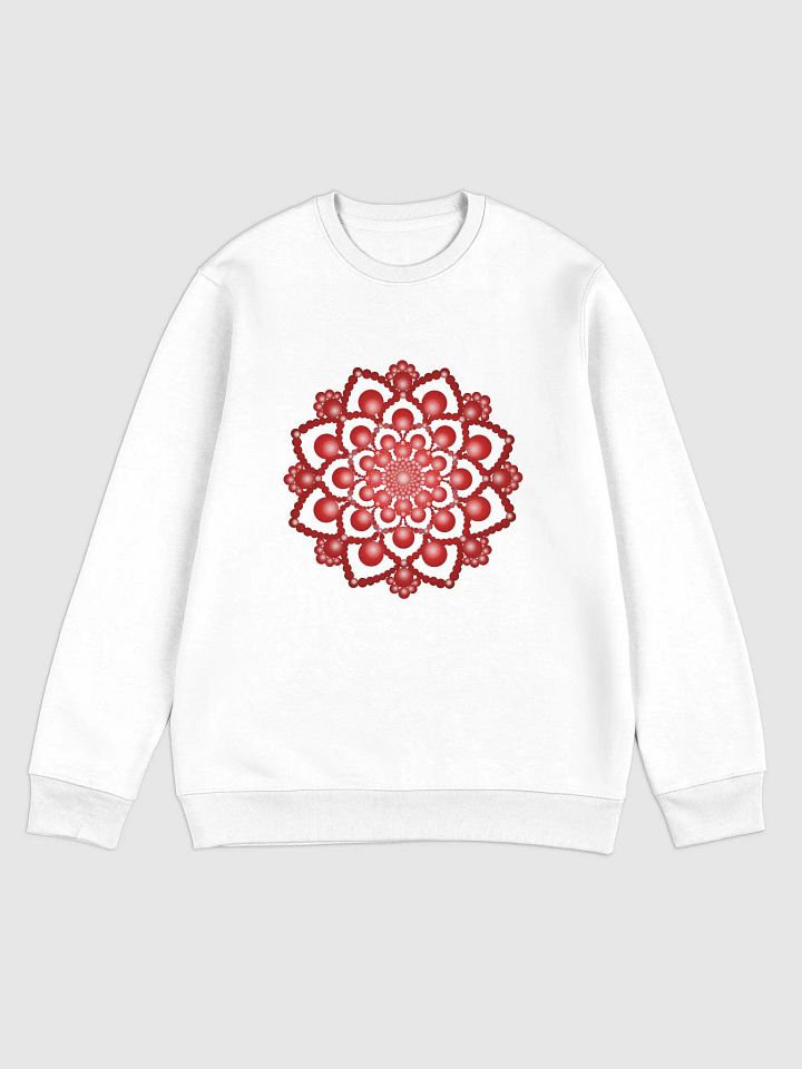Red Dot Mandala Unisex Eco Sweatshirt product image (1)