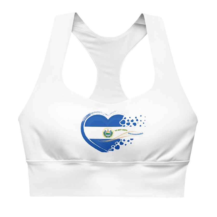 Salvadoran Heart All-Over Sports Bra product image (1)