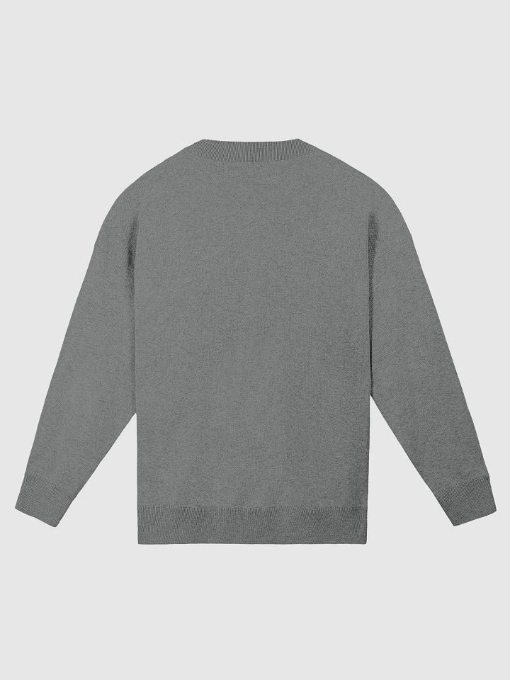 NO SMALL TALK ALLOWED (lg. design, tri-tone grey) knitwear relaxed crewneck product image (6)