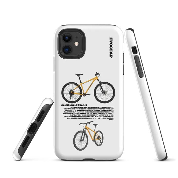 White Cannondale Trail 5 iPhone Case product image (1)