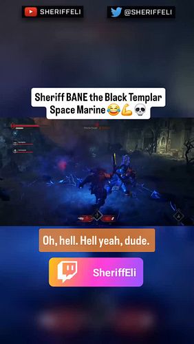 Space Marine 2 - Sheriff BANE Space Marine 😂💪💀 - #comedy #funnyclips #gaming #warhammer #SpaceMarine2 #sheriffeli #viralclips...