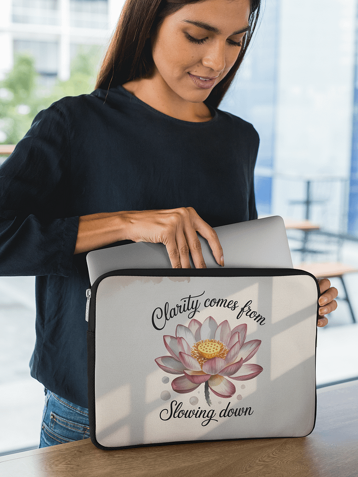 Slowing Down Human Design Projector Laptop Sleeve product image (2)