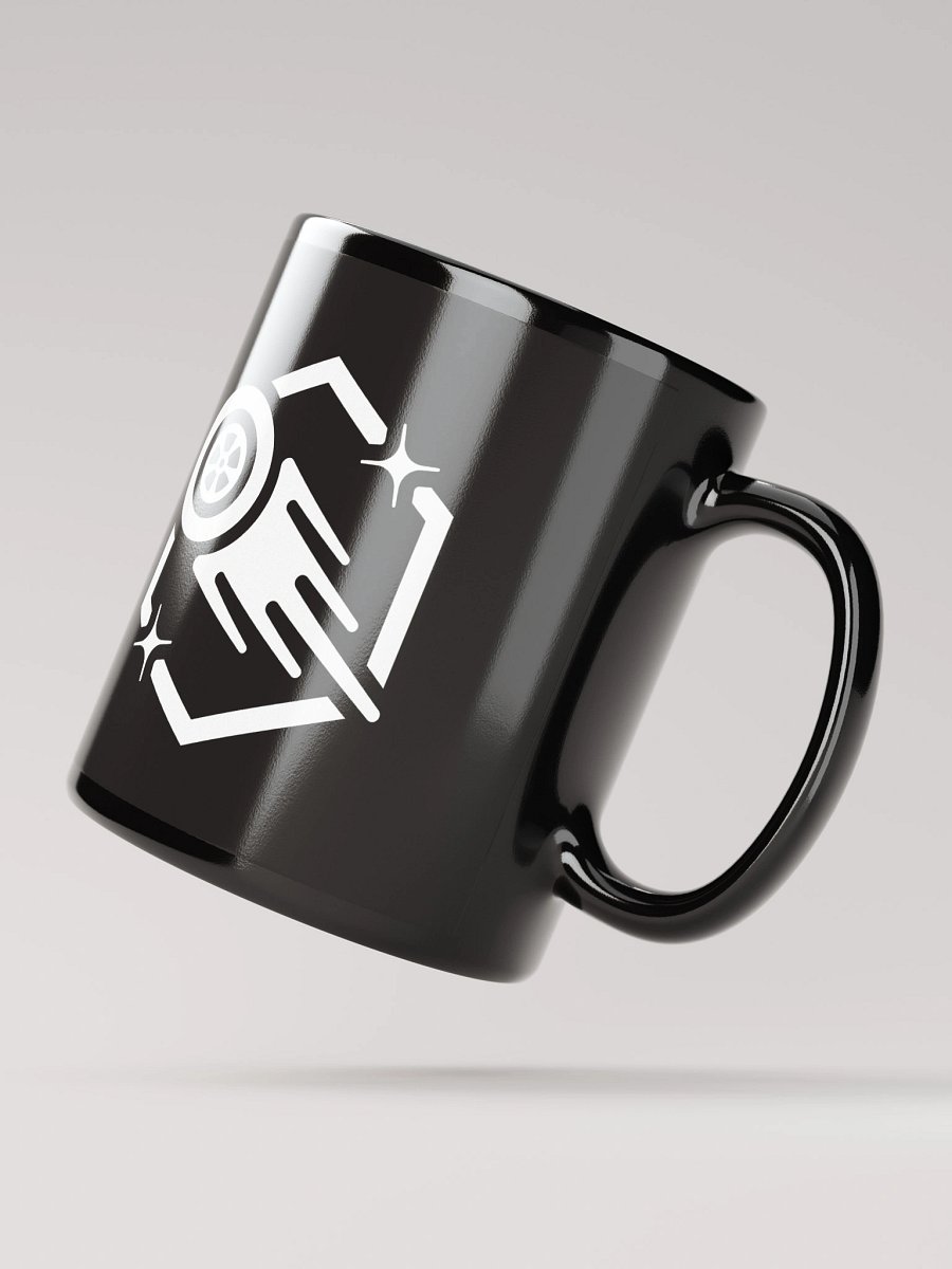 Black Ceramic Mug (Light Logo) product image (3)