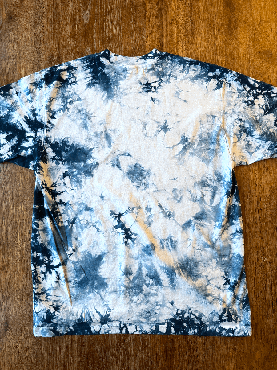 Nice. Embroidered Tie Dye Tee (Navy/White) product image (4)
