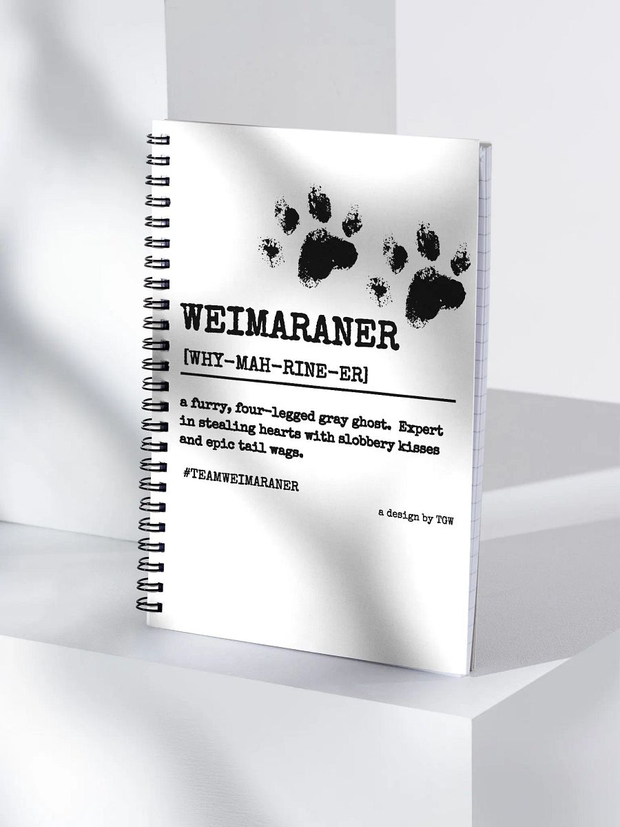 Definition of Weimaraner - Spiral Notebook product image (3)