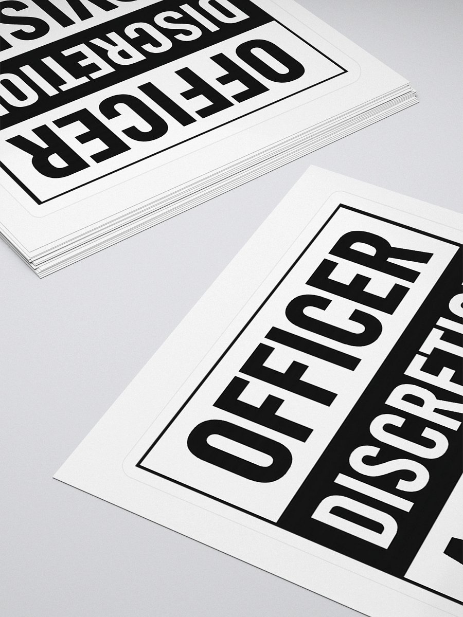 Undercover Warning Stickers product image (4)