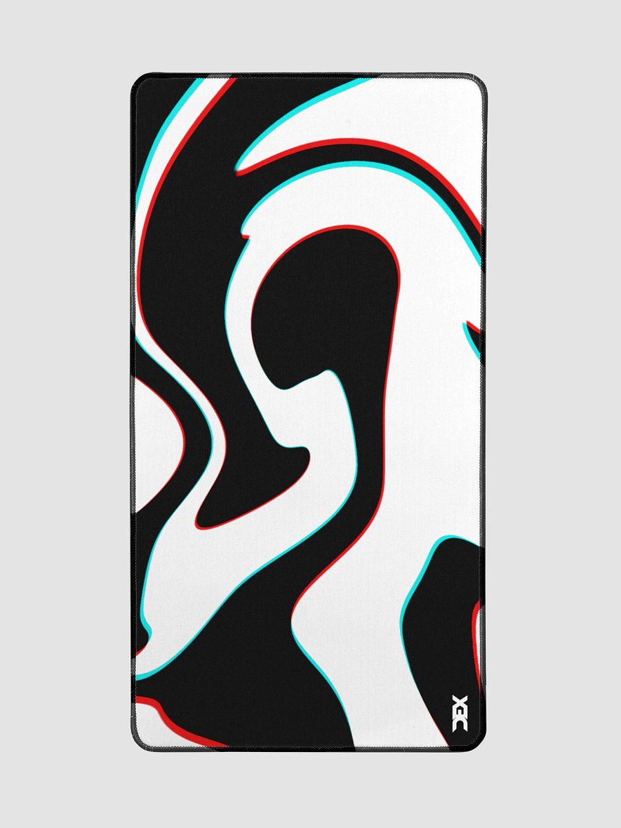 Chromatic Abberation Desk Mat - "Crimson Moon" product image (4)