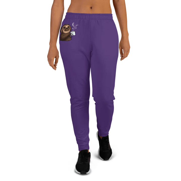 Sloth Serenity Women's Purple Joggers product image (2)