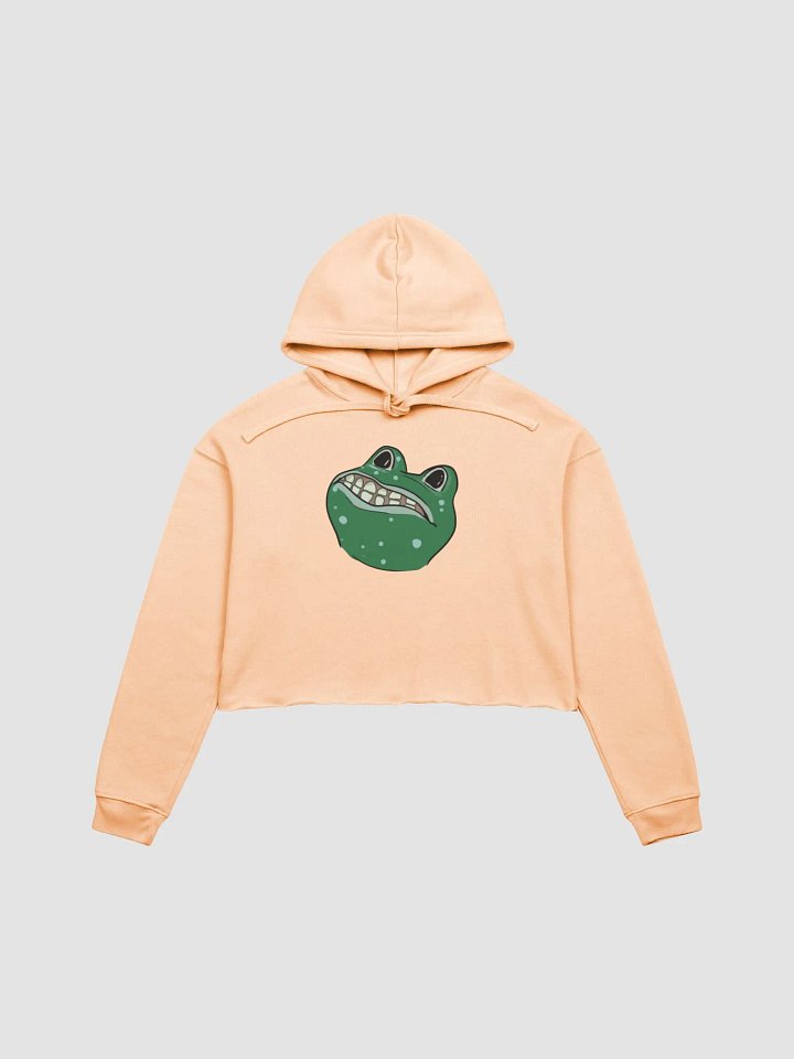 Shitterfrog fleece crop hoodie product image (2)