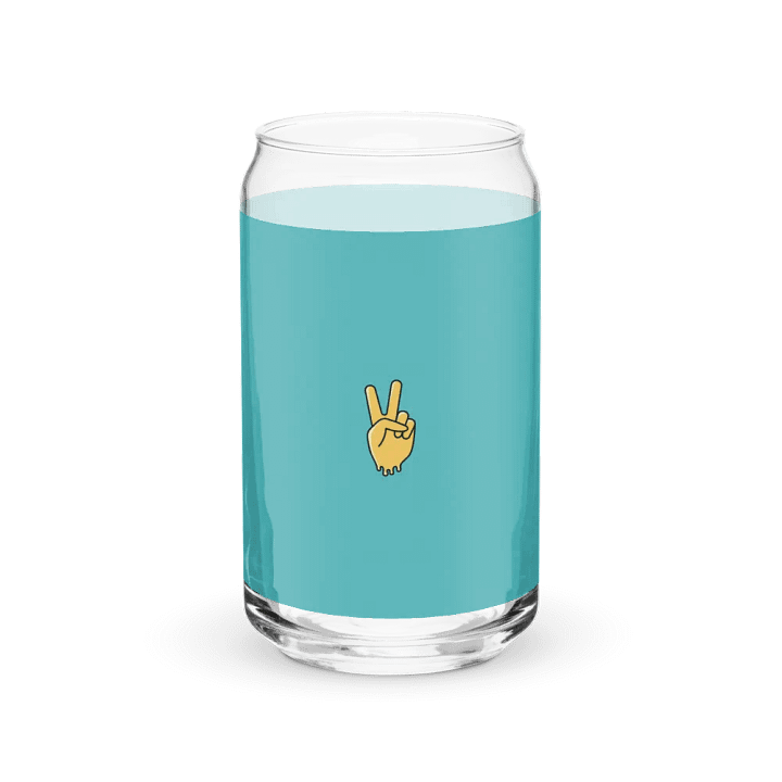 Peaceful Cheers Can-Shaped Glass product image (2)