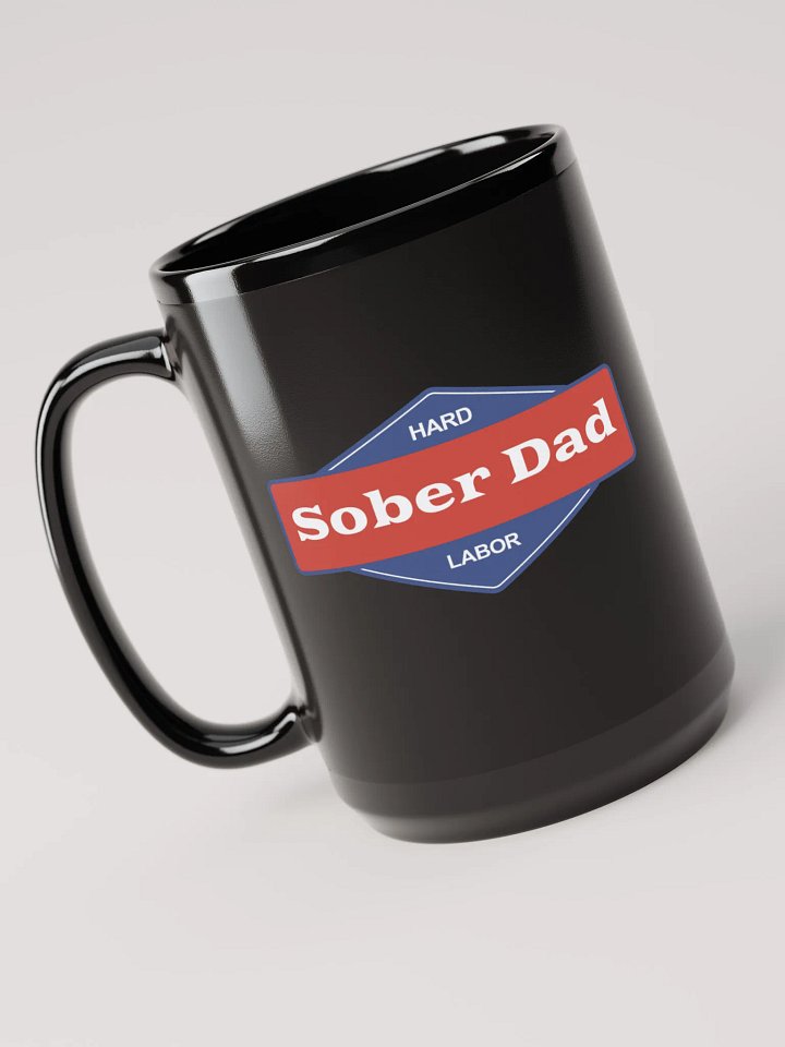 Sober Dad Mug Classic Black product image (1)