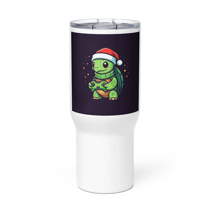 Santa Gamer Turtle Travel Mug product image (3)