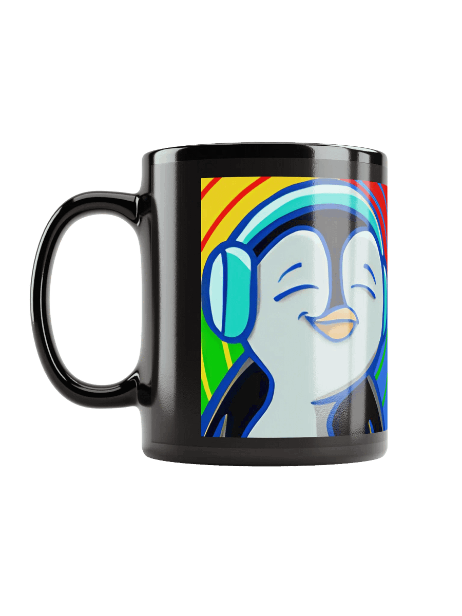 Penguin Groove Black Mug product image (8)