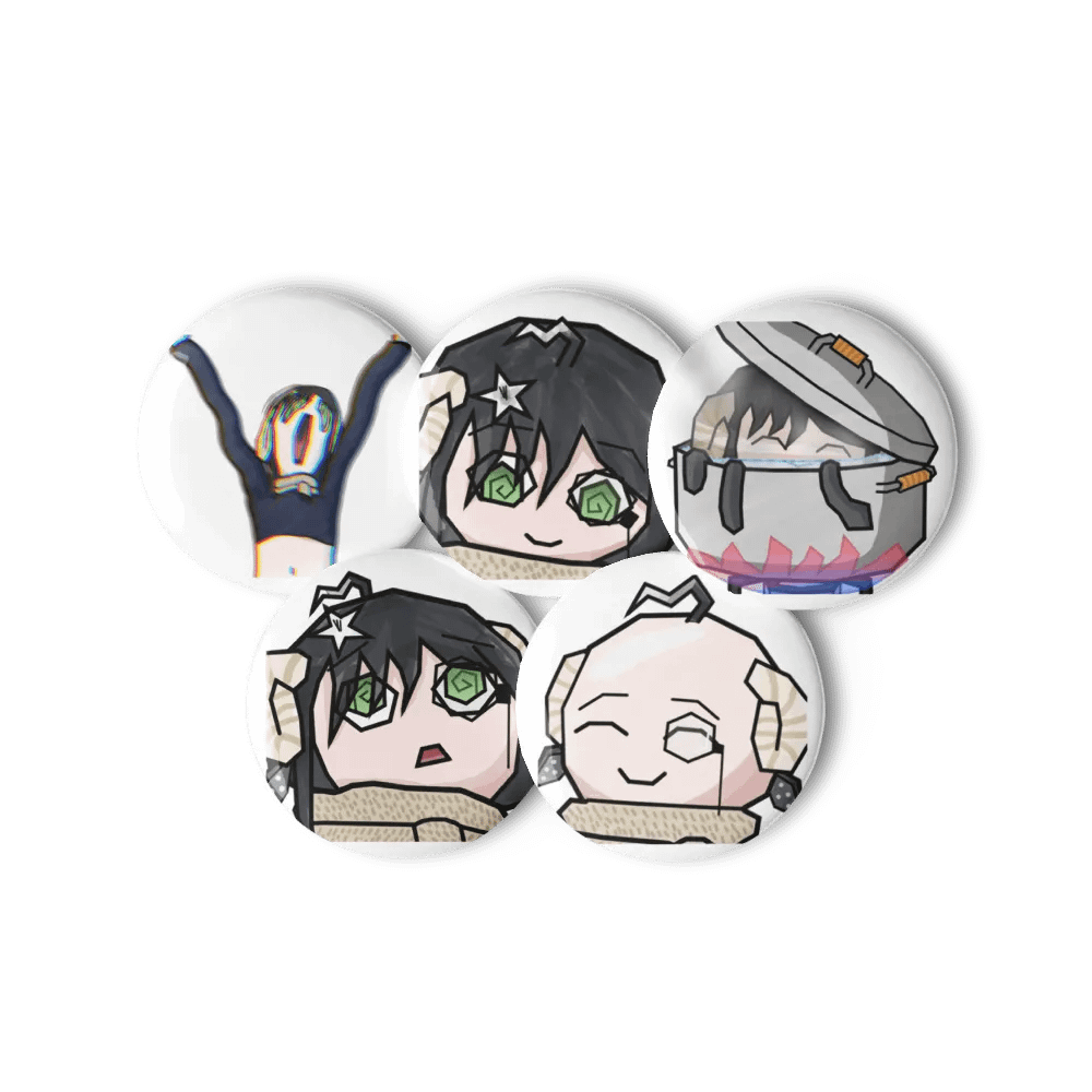 Emotes Pin Button Set product image (6)