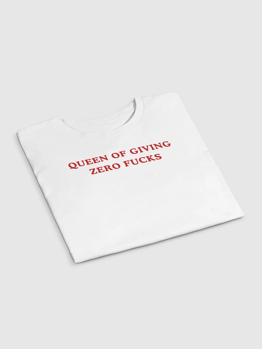Zero Fucks Queen Crop Top product image (3)