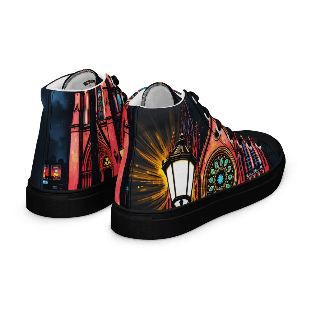 Gothic Cathedral Illumination Women's High Top Shoes product image (7)