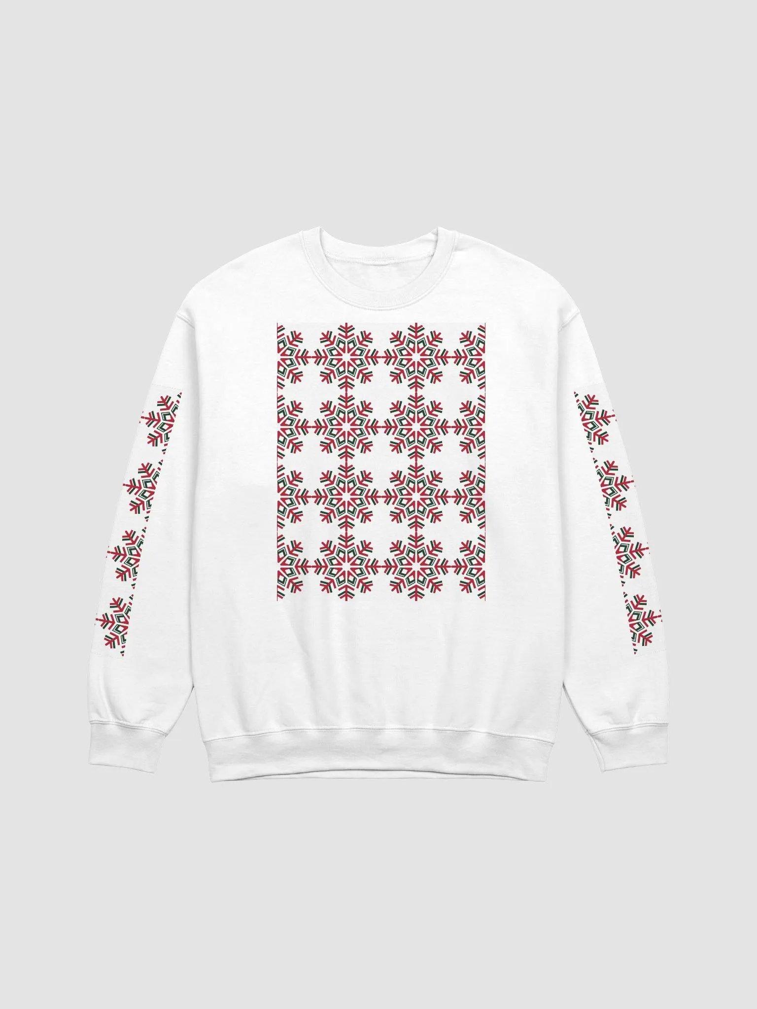 Snowflakes memorizing sweathirt product image (1)