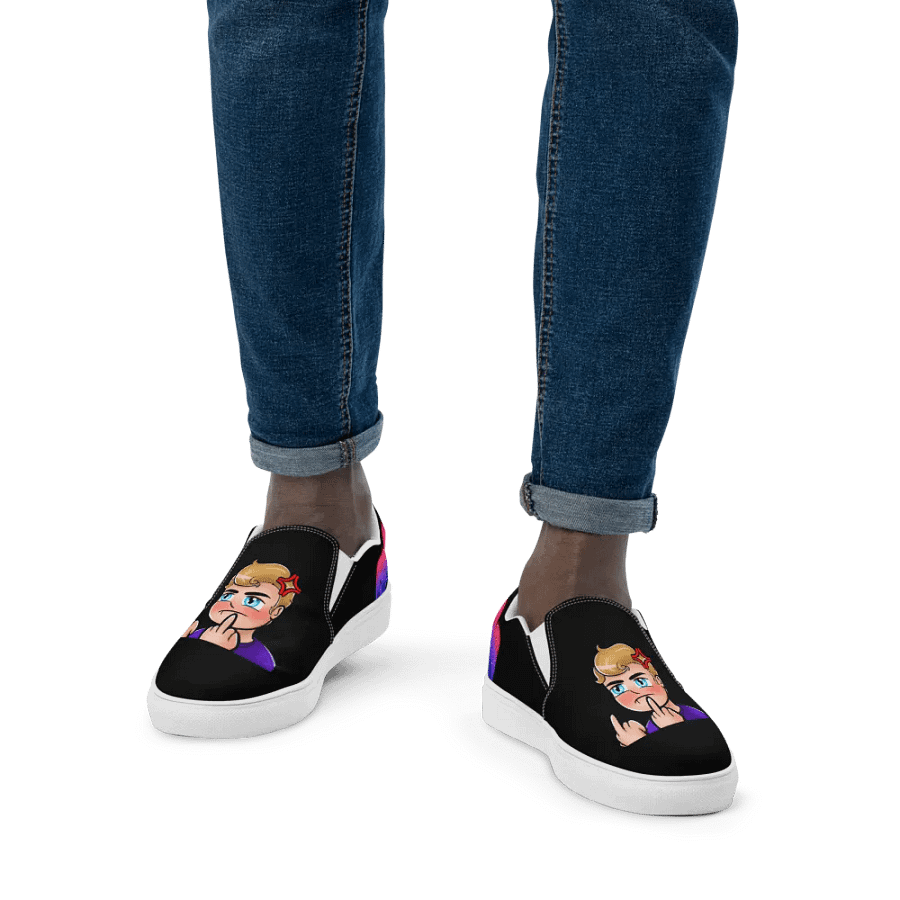 RESKOS Emblem Slip-On Canvas Shoes product image (6)