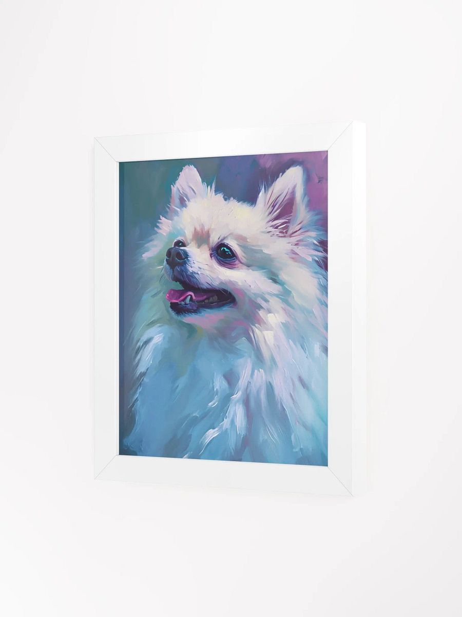 Fluffy Pomeranian Bliss Framed Poster product image (3)