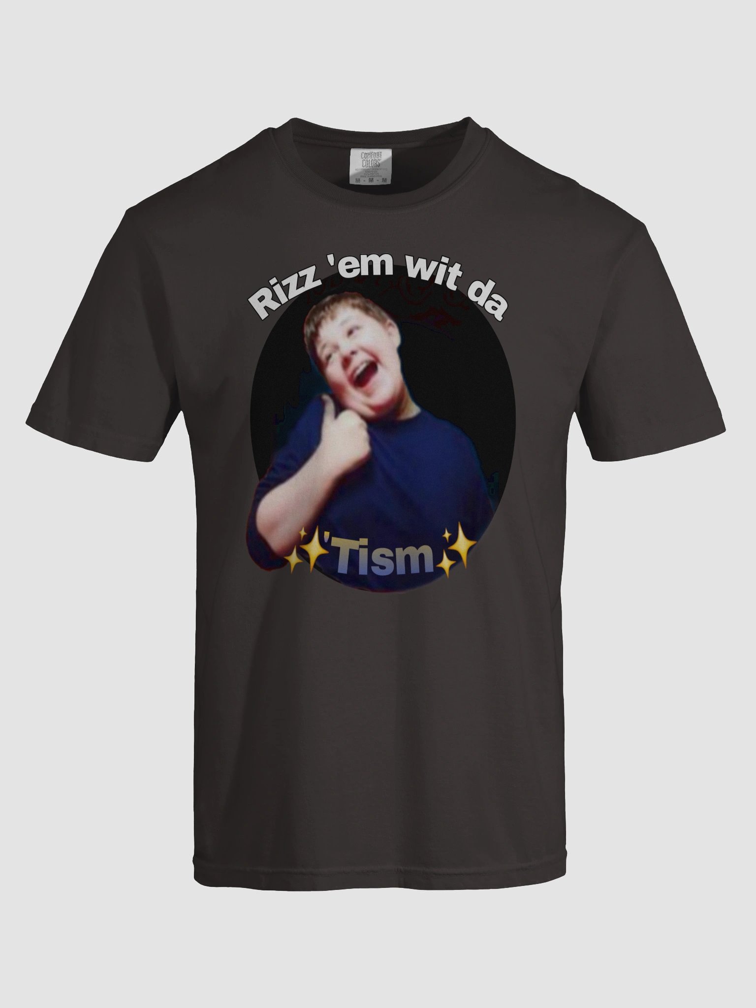 Rizz 'em wit da 'tism heavyweight T-Shirt product image (52)