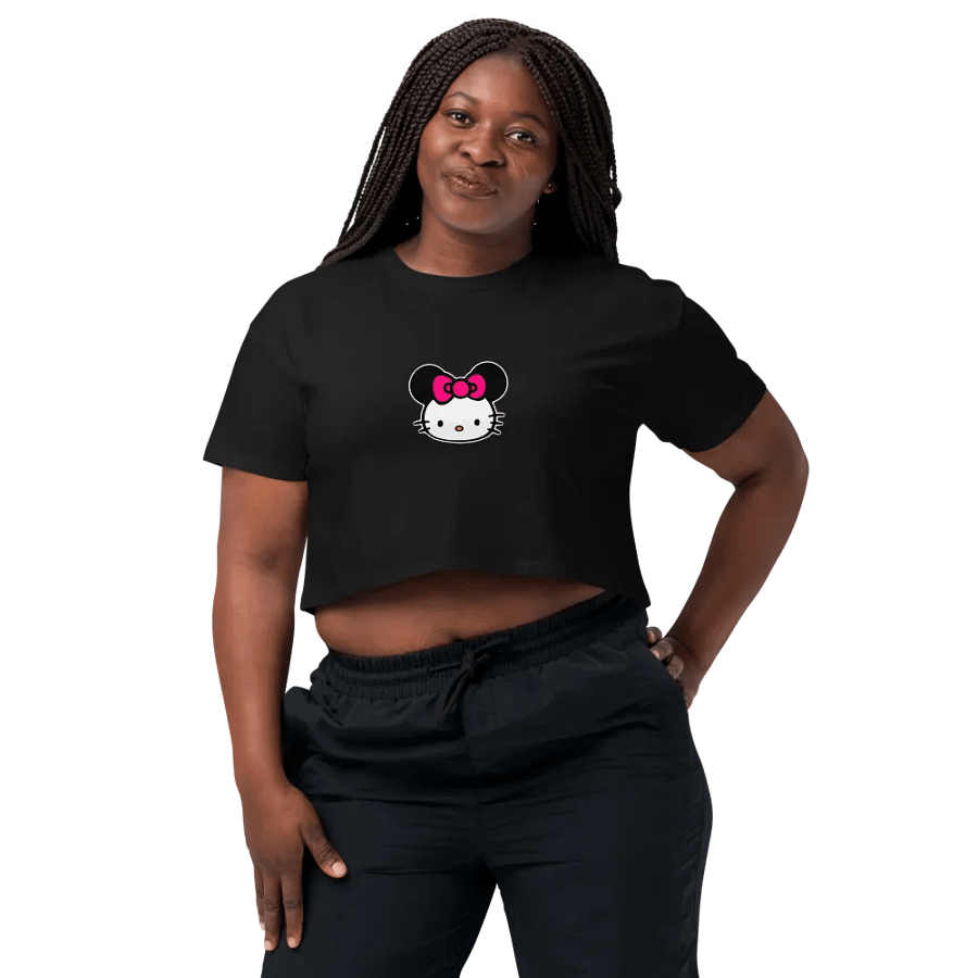 Hello Kitty x Minnie Crop Top (Pink Bow) product image (15)