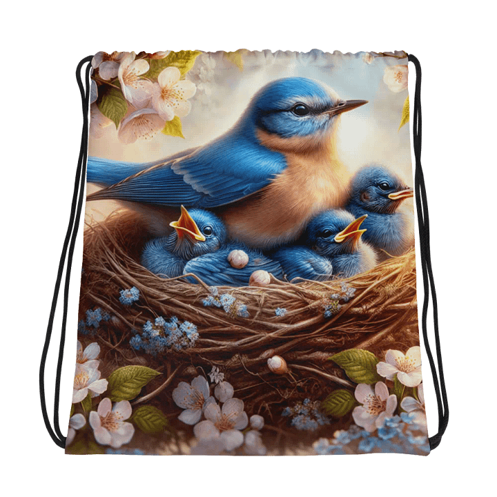 Bluebird Family Nature Theme Bag product image (1)