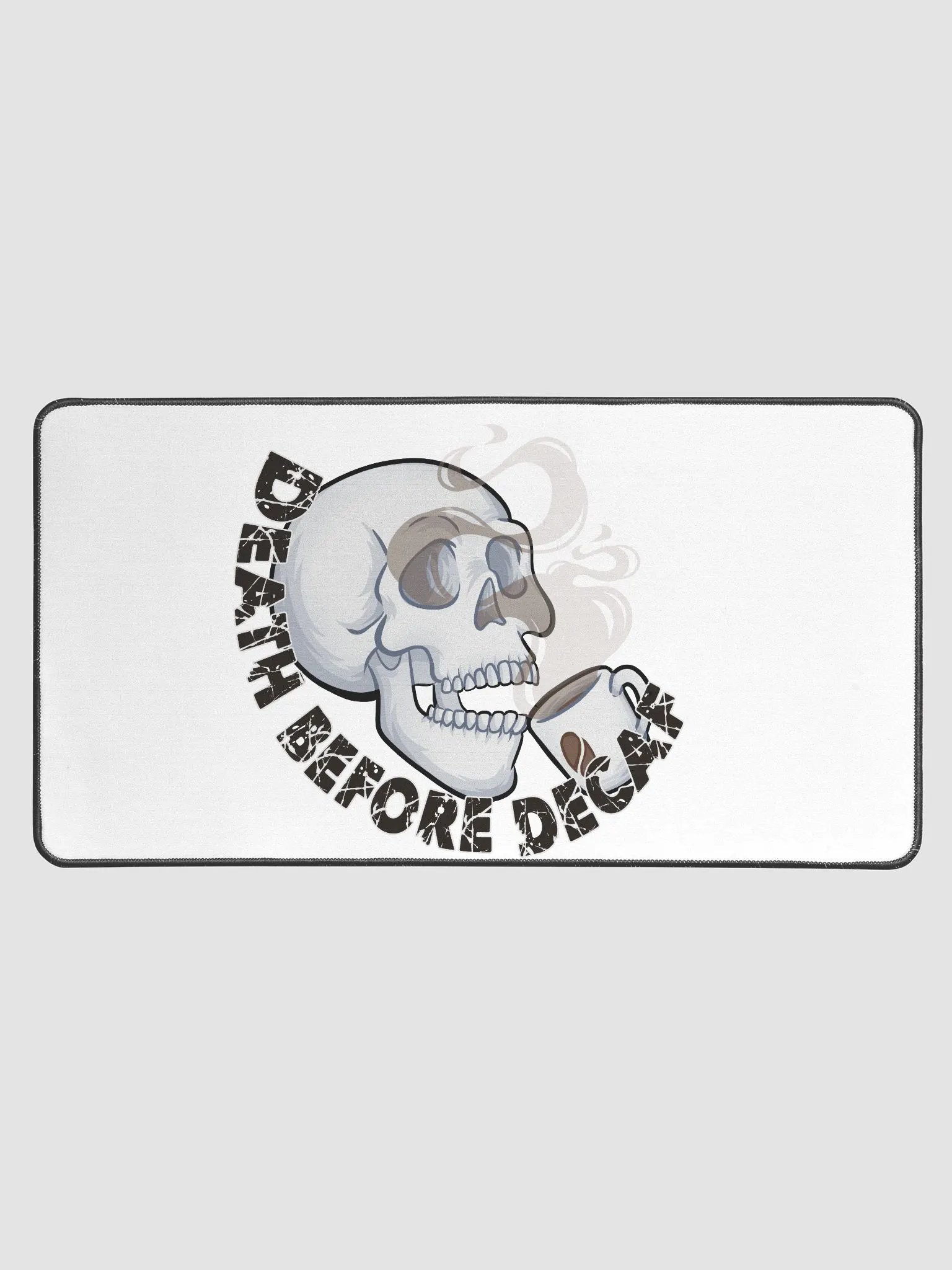 Death Before Decaf Desk Mat product image (1)