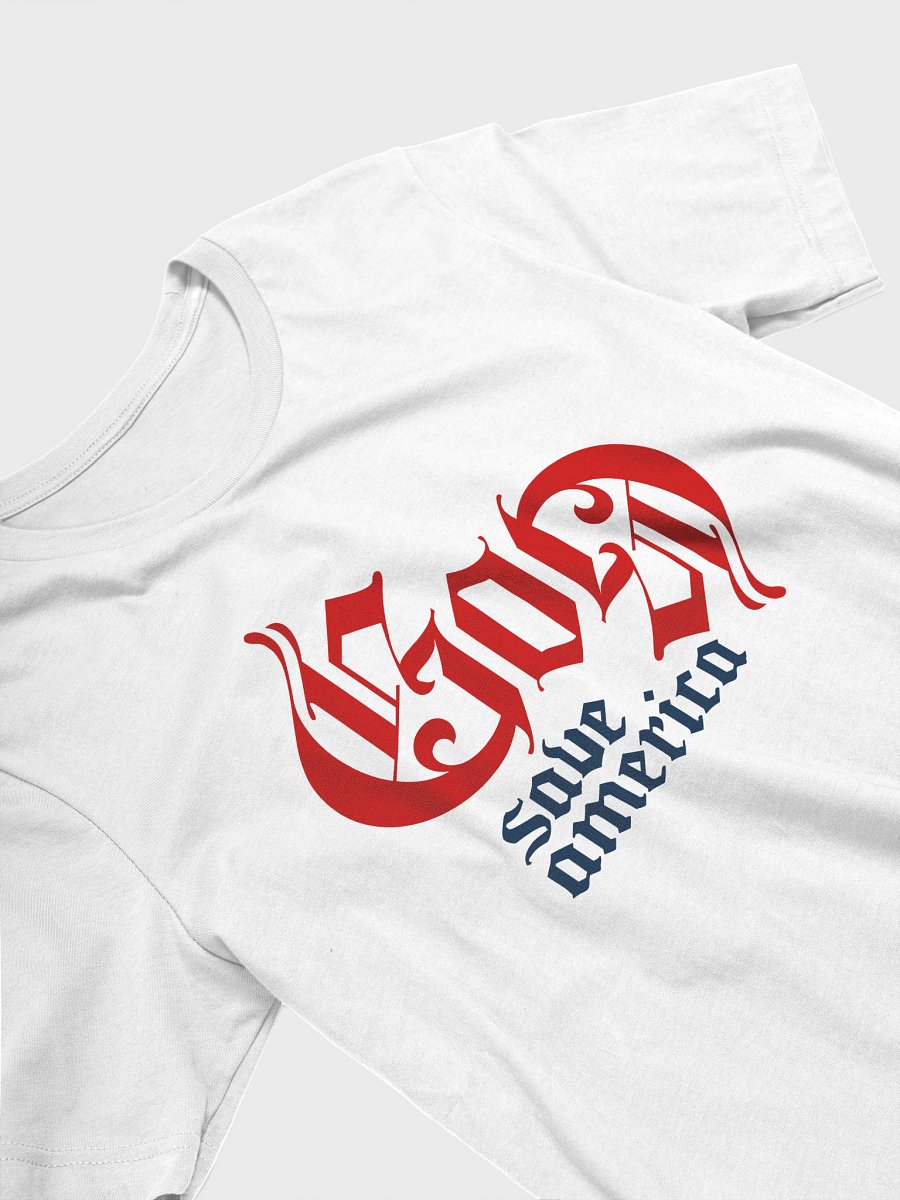 God Save America Red White Blue T-Shirt product image (3)