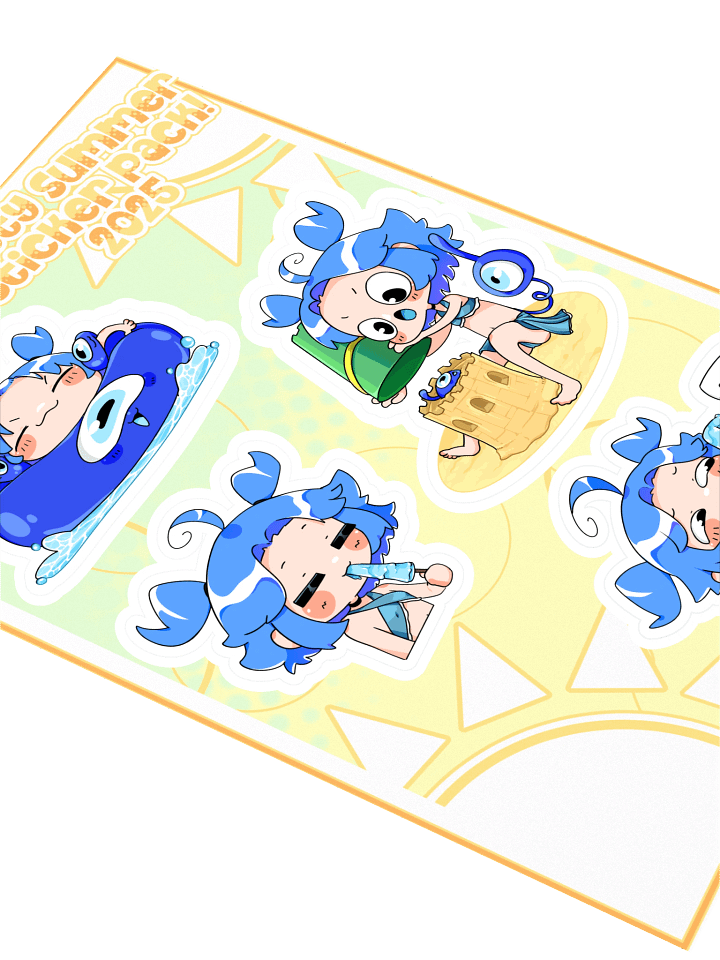 Summertime 2025 Set #1 - Sticker Sheet product image (2)