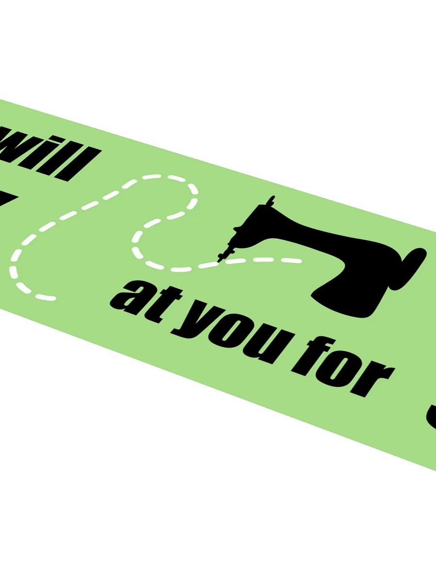 No One Will Honk Bumper Sticker product image (4)