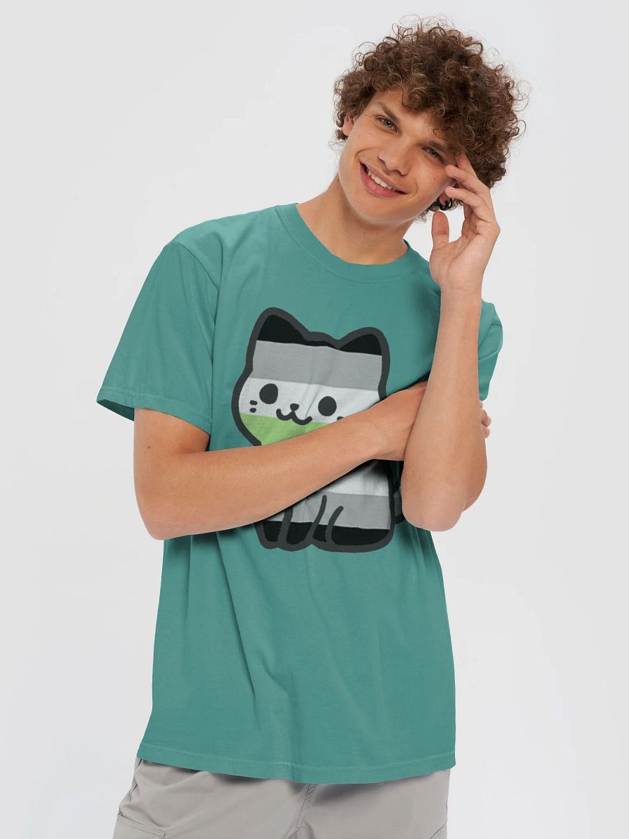 Agender Pride Kitty Man's Shirt product image (57)
