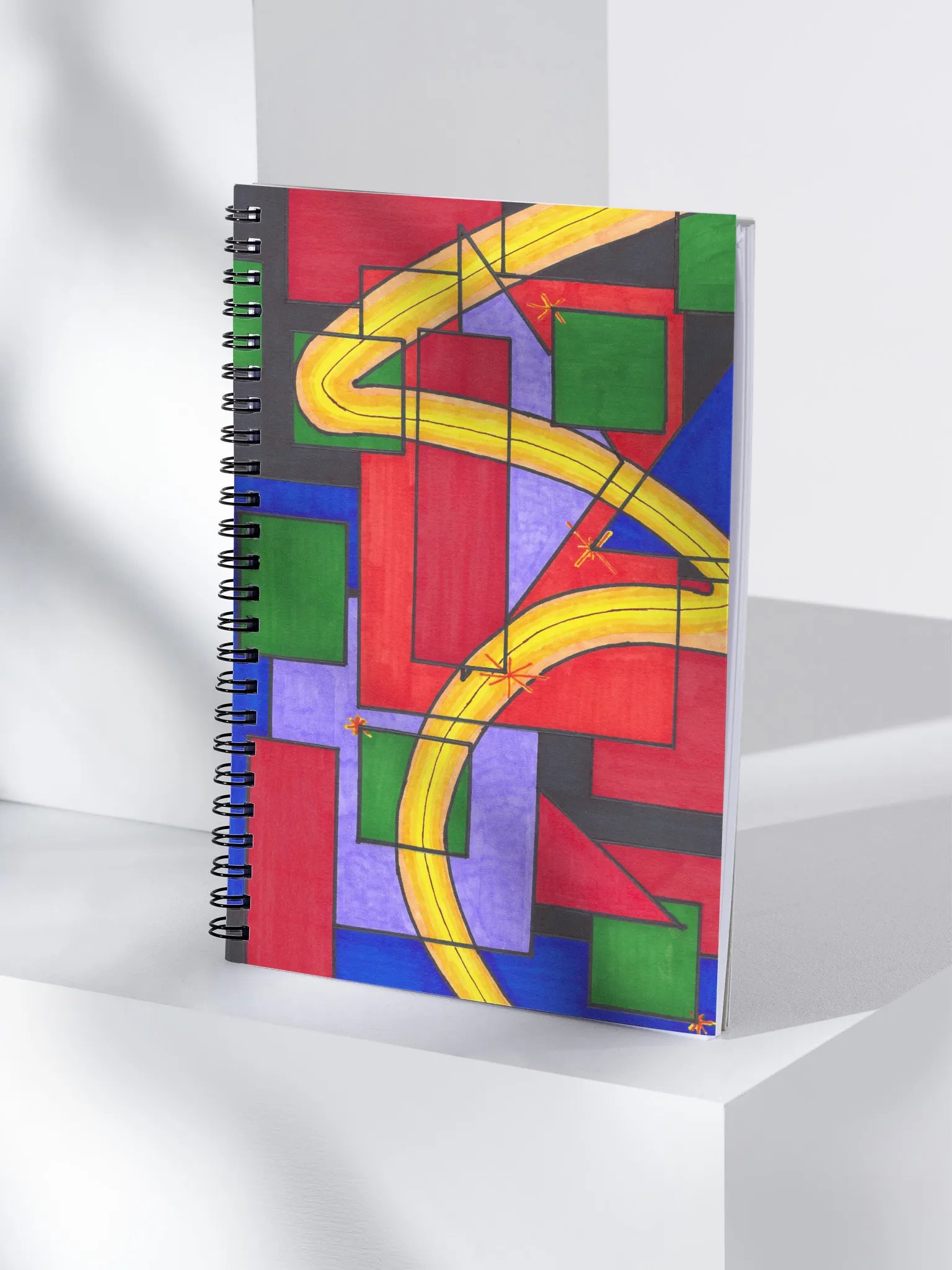 "Gleaming Ride" Spiral Notebook product image (2)