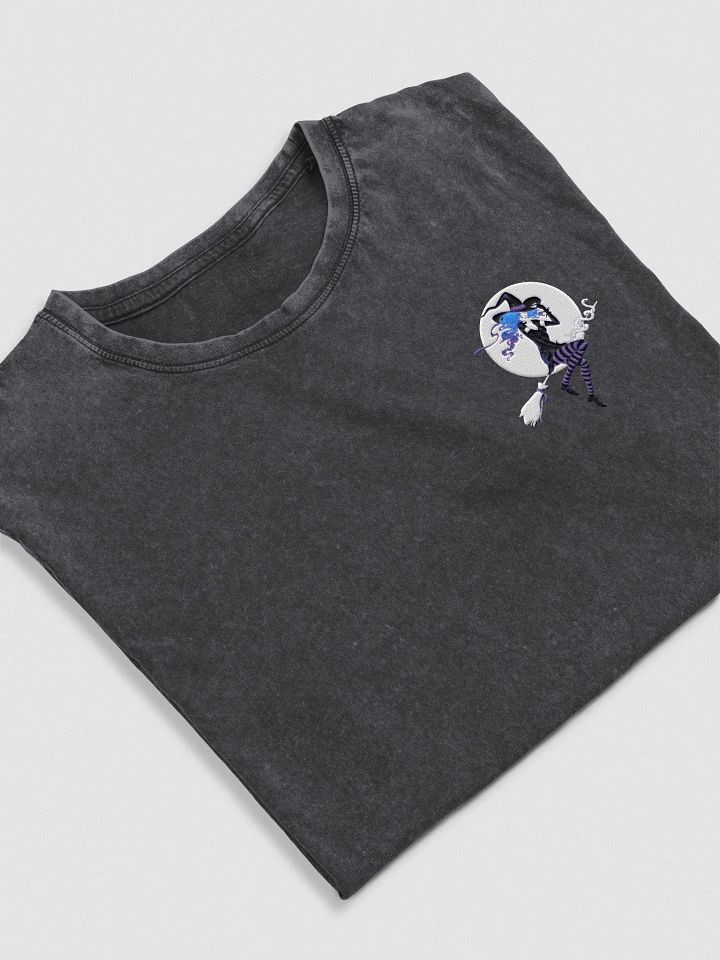Over The Moon Embroidery Denim Tee product image (2)