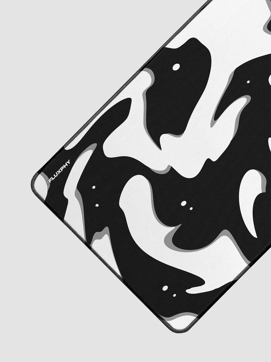 Black Swirl Mousepad by Fluxphy product image (3)