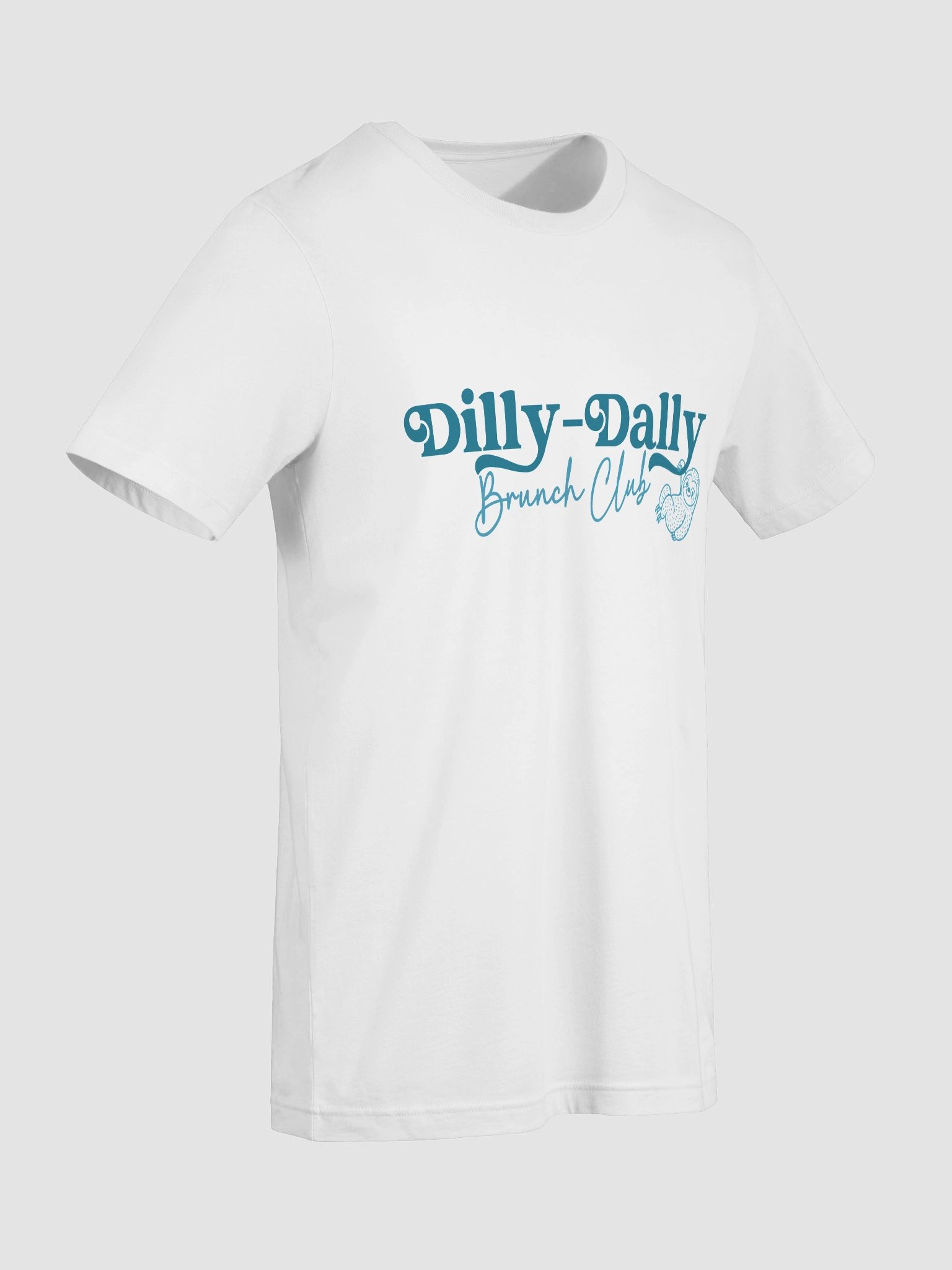 Dilly-Dally Sloth Brunch Club T-Shirt product image (9)