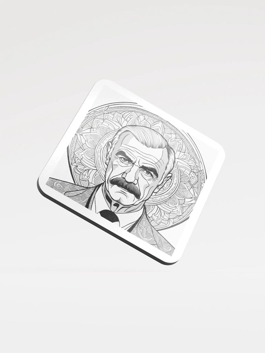 Mandala Mustache Coaster Set product image (1)
