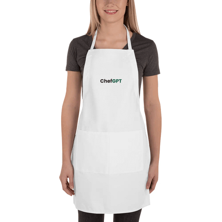 White ChefGPT Apron product image (2)