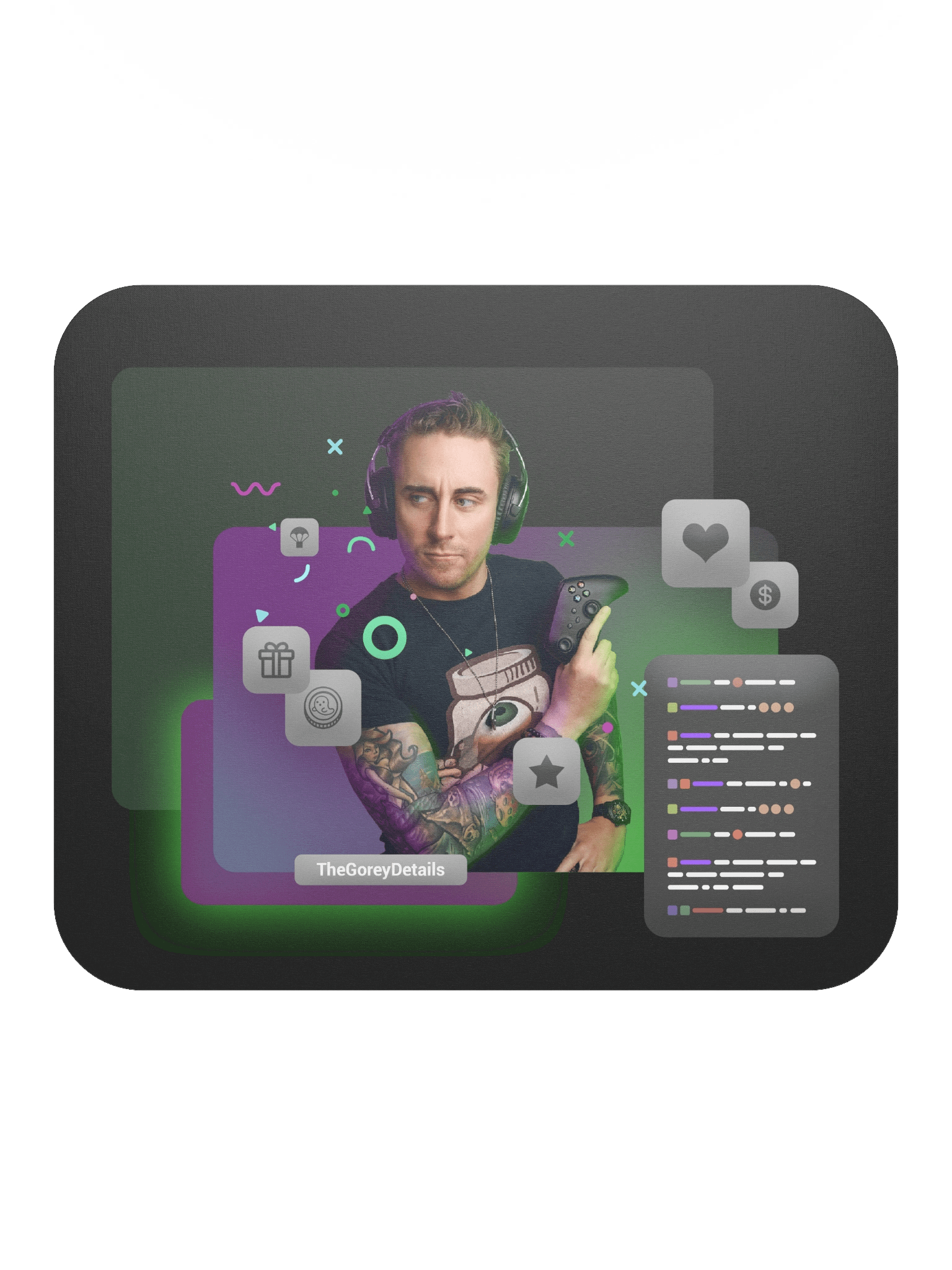 Chat Encouraged - Classic Mouse Pad product image (2)